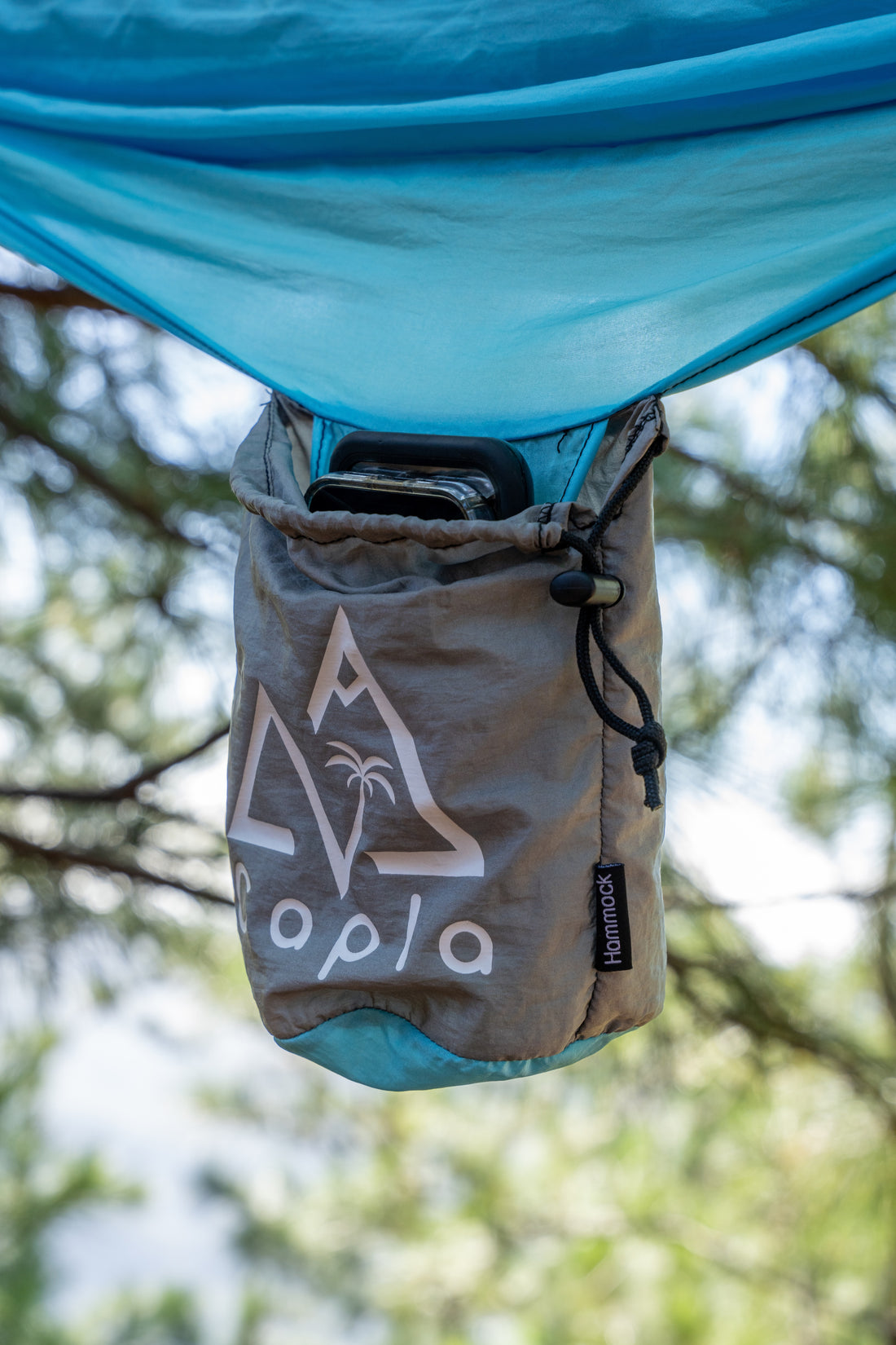 Capla Hammock 2.0 - Gray & Light Blue