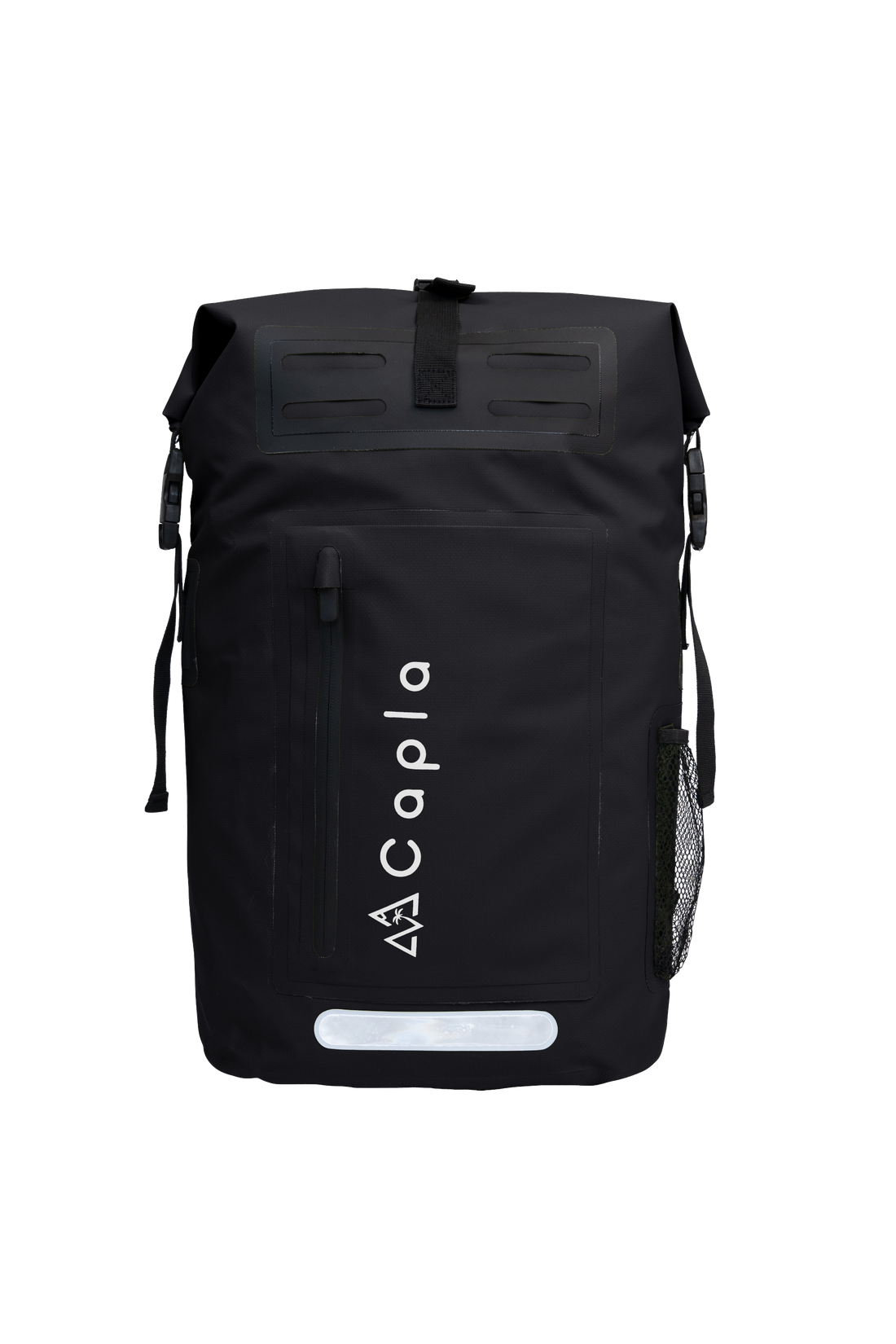 Black Waterproof Dry Bag Backpack with roll-top closure, ergonomic design, and waterproof protection for all your essentials.